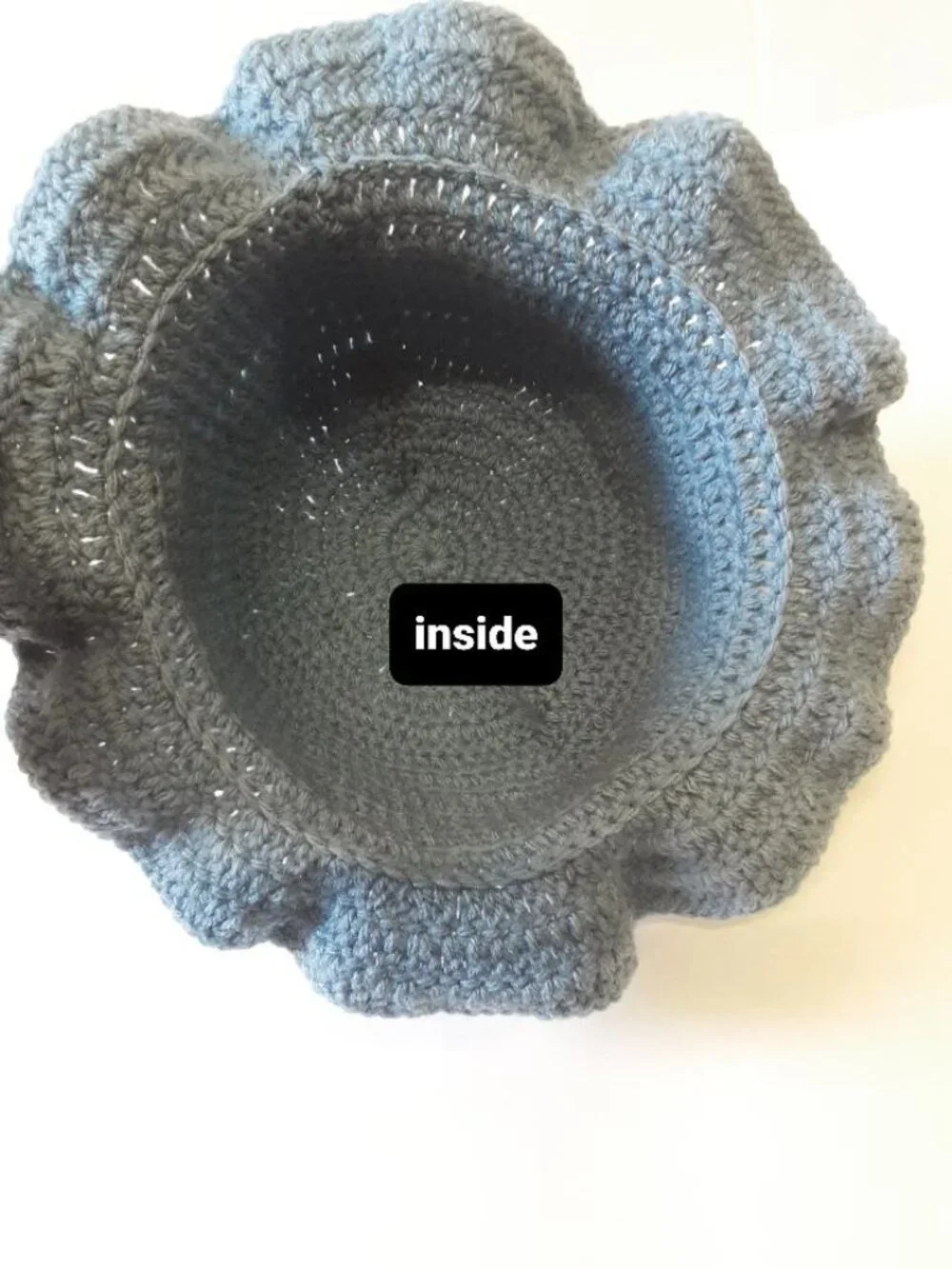 Handmade Crochet Derpy K-Pop Demon Hunter Cat Bucket Hat with Ruffled Brim New